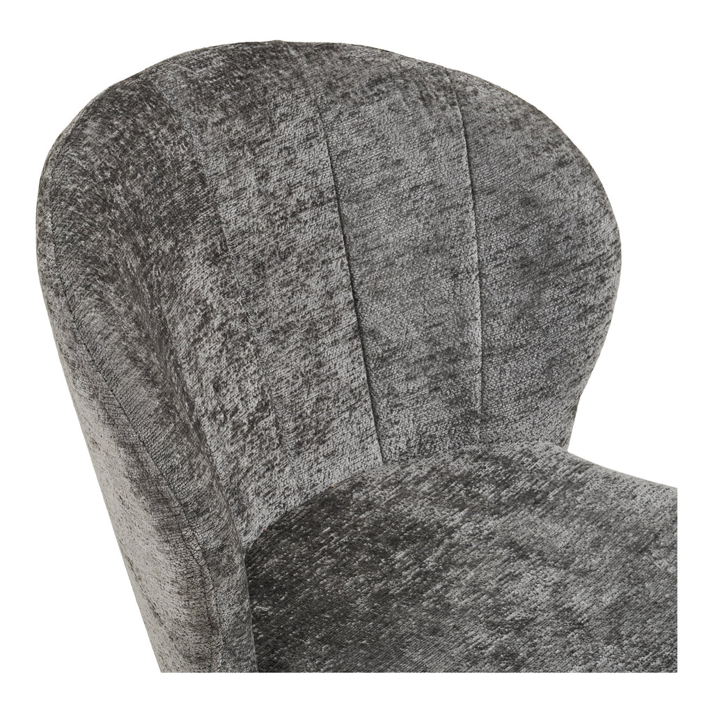 Roanne Dining Chair - Grey, Black Legs HN1319 (set of 2)
