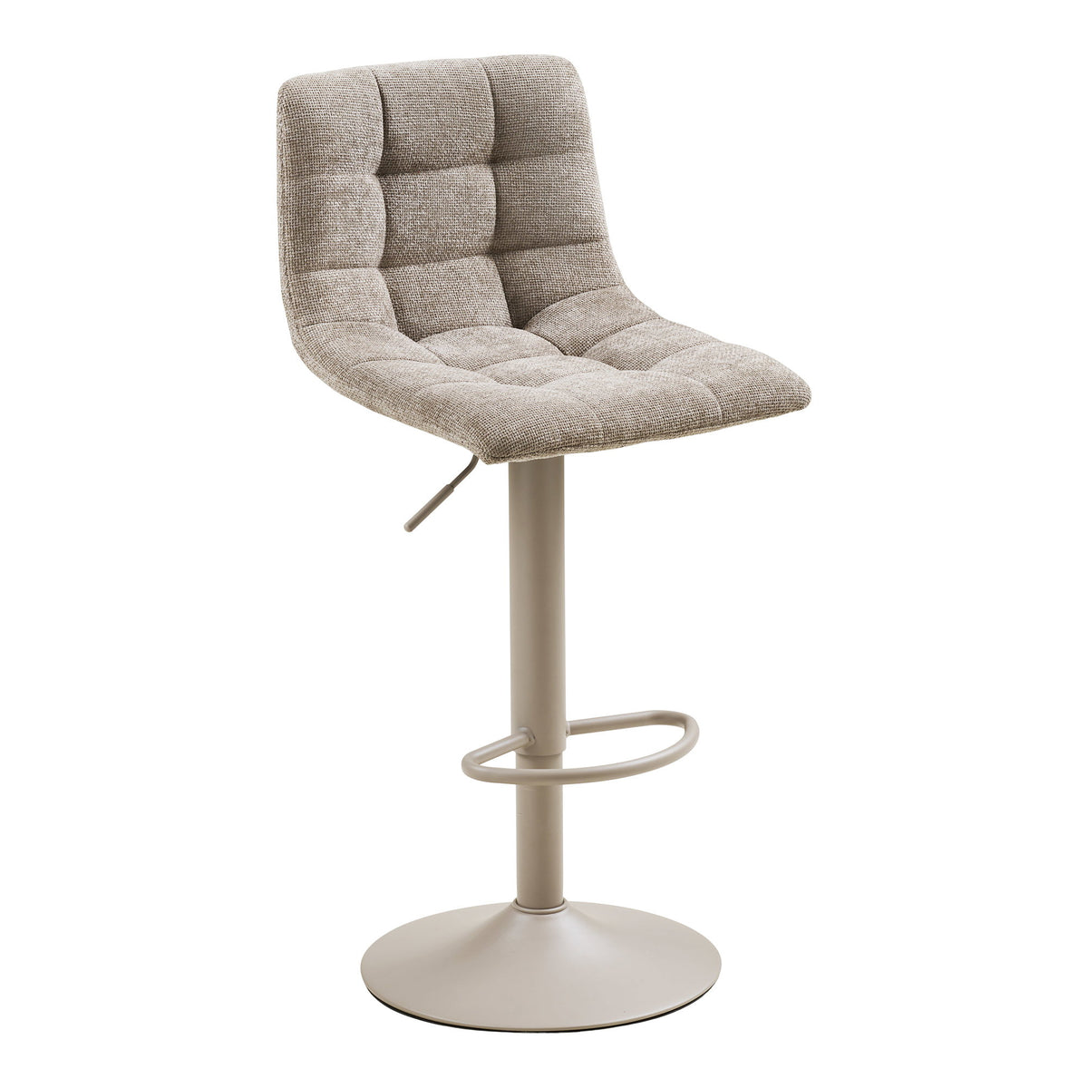 Middelfart Bar Stool - Bar stool, grey, grey legs, HN1272, set of 2