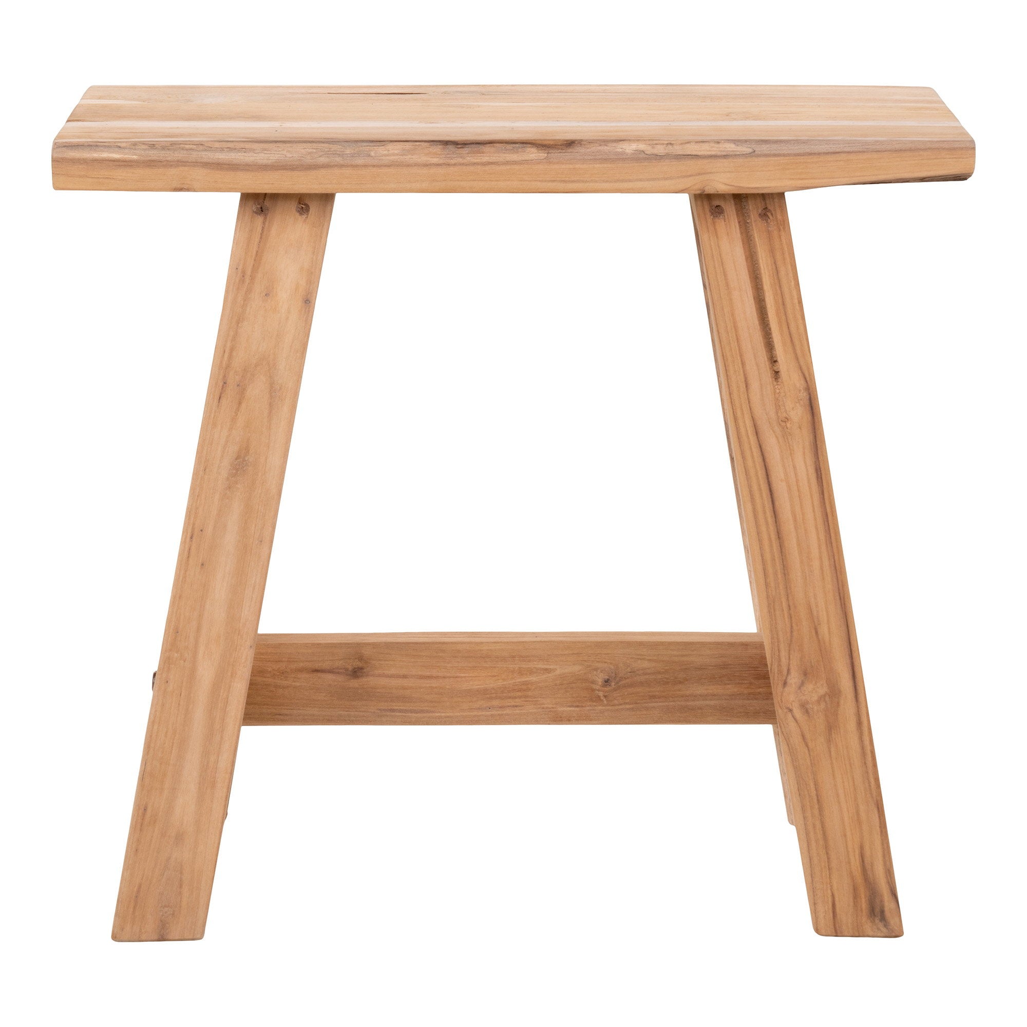 Barcelona Bankje - Teak, naturel 50x25x45 cm