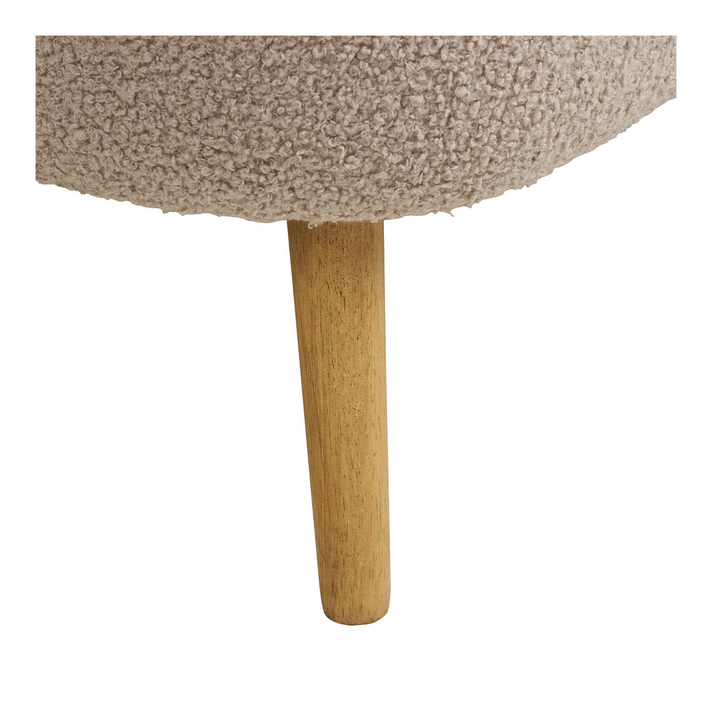 Harlow Opbergbank - Bouclé, beige 95x37x45 cm, HN1063