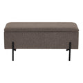 Watford Opbergbank - Opbergbank, bouclé, bruin 95x36,5x43 cm, HN1061