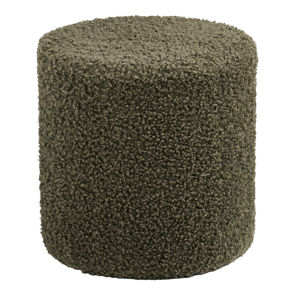 Ejby Poef - Teddy, groen Ø34x36 cm, HN1301