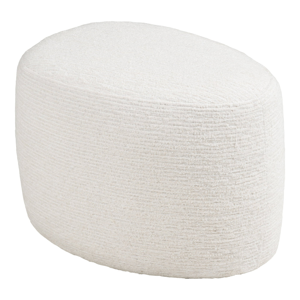 Hilo Poef - Gebroken wit 55x40x39 cm, HN1081