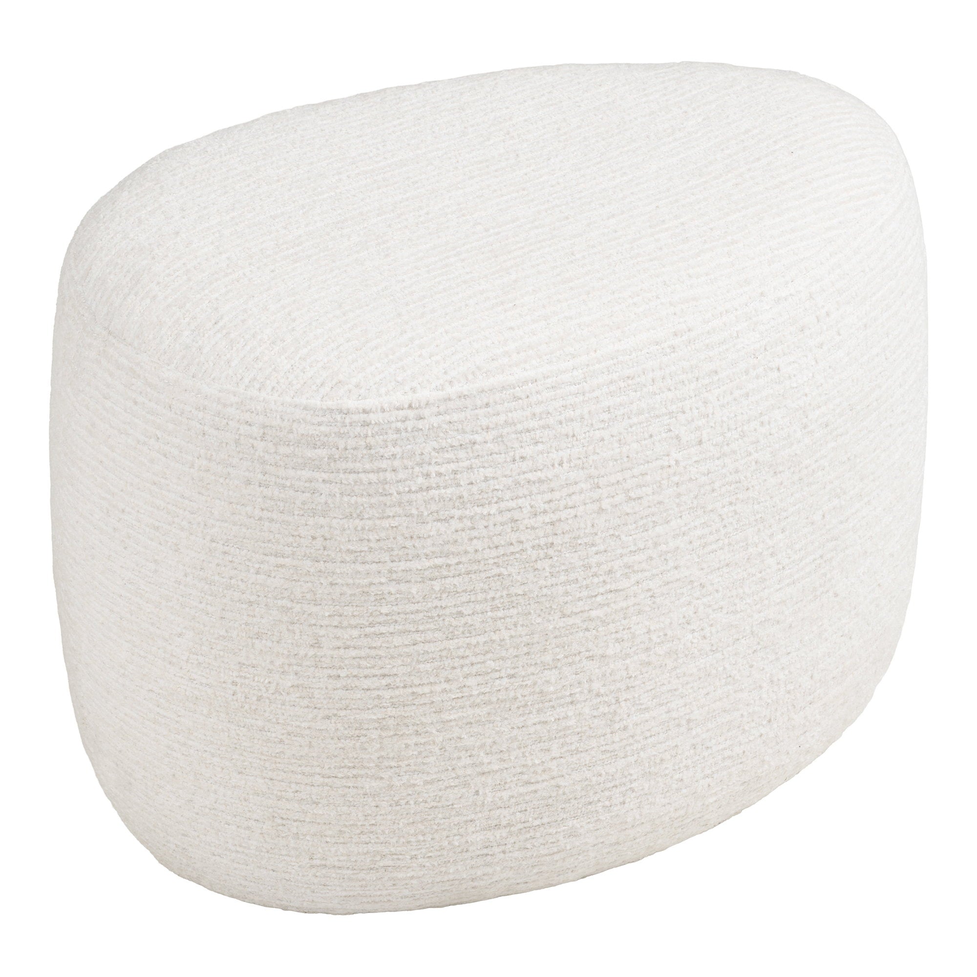 Hilo Poef - Gebroken wit 55x40x39 cm, HN1081