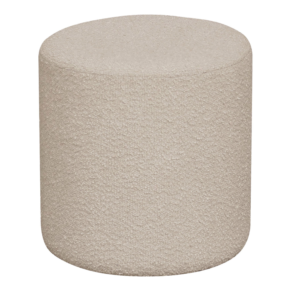 Ejby Poef - Bouclé, beige Ø34x36 cm, HN1233
