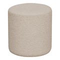 Ejby Poef - Bouclé, beige Ø34x36 cm, HN1233