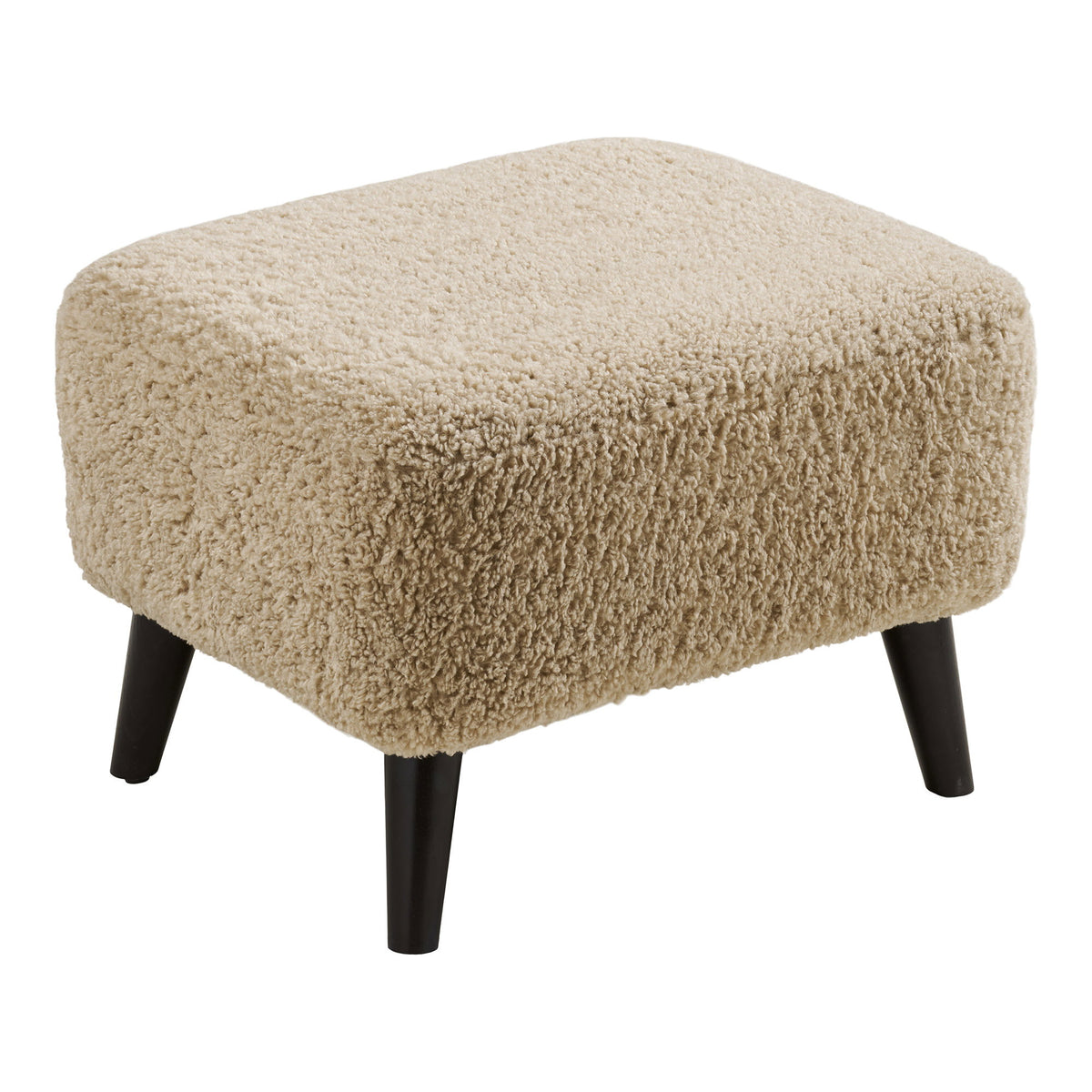 Lunaro Lounge Pouf - Lounge pouf, light brown, 42x54x39 cm, HN1265