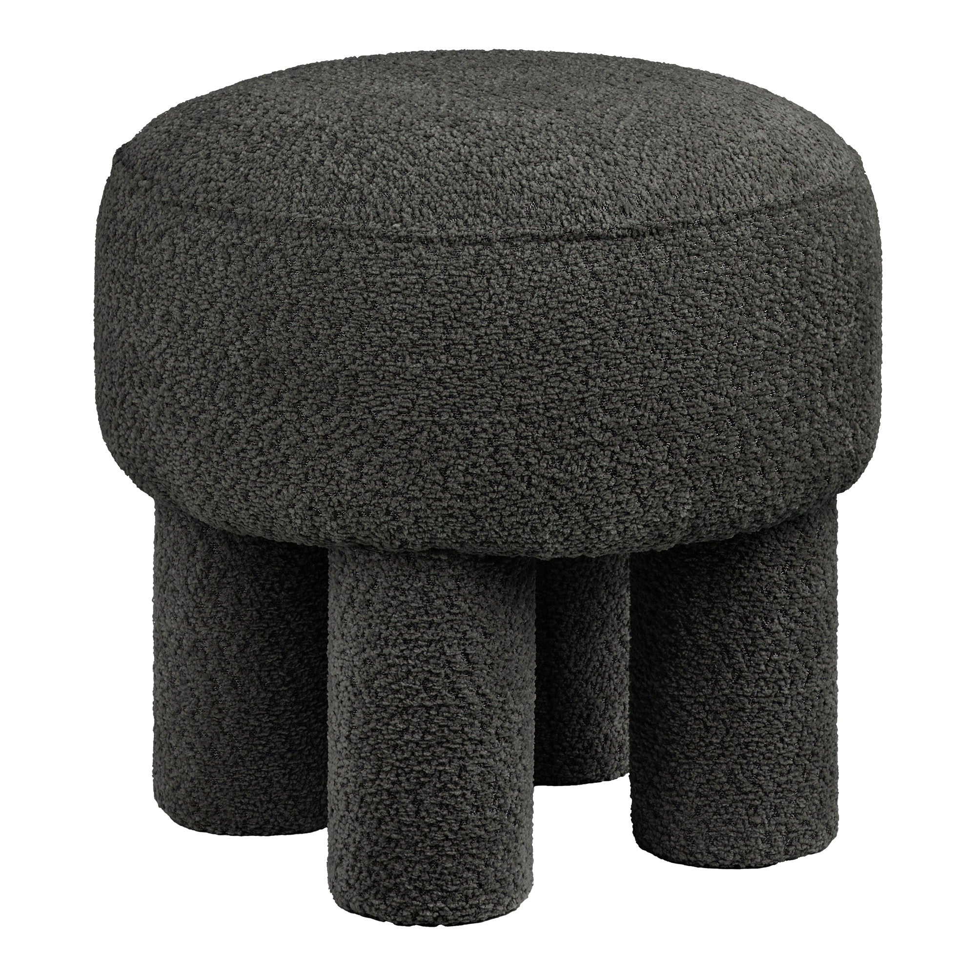 Canberra Pouf - Anthracite Ø43x43 cm, HN1312
