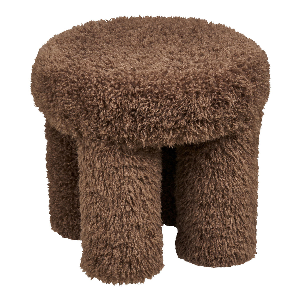 Gisborne Pouffe - Pouffe, brown, ø42x38 cm, HN1355
