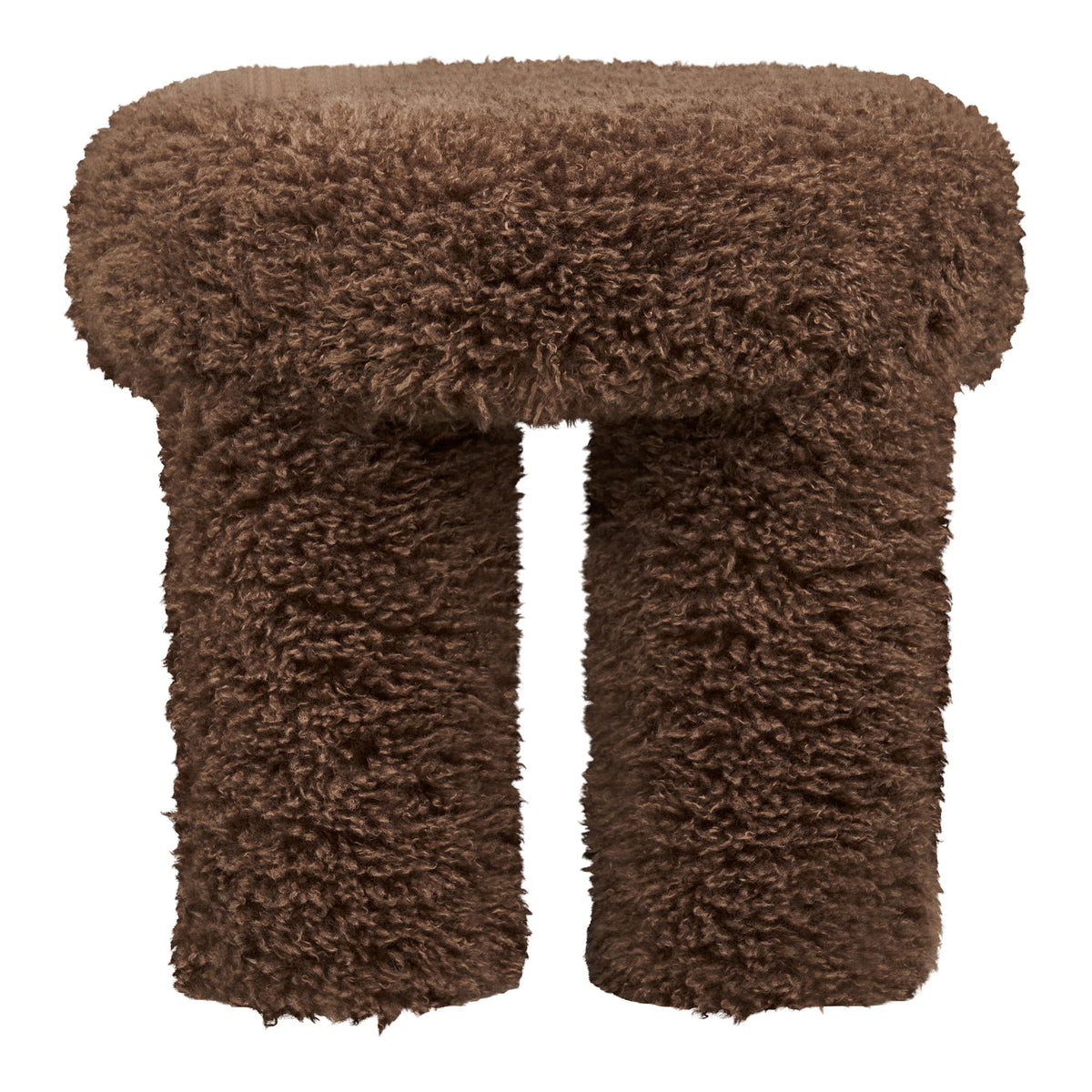 Gisborne Pouffe - Pouffe, brown, ø42x38 cm, HN1355