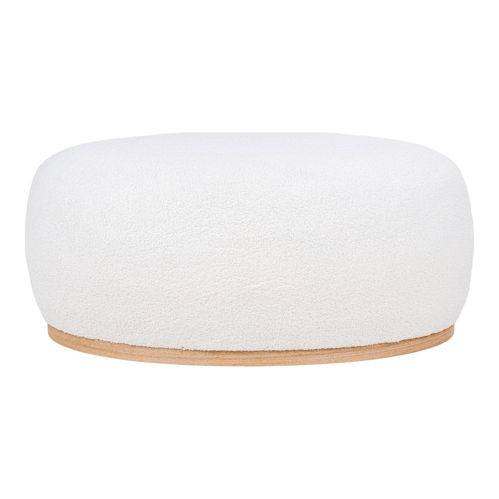 Manhattan Poef - Teddy, wit 54,5x88,5x36 cm, HN1235
