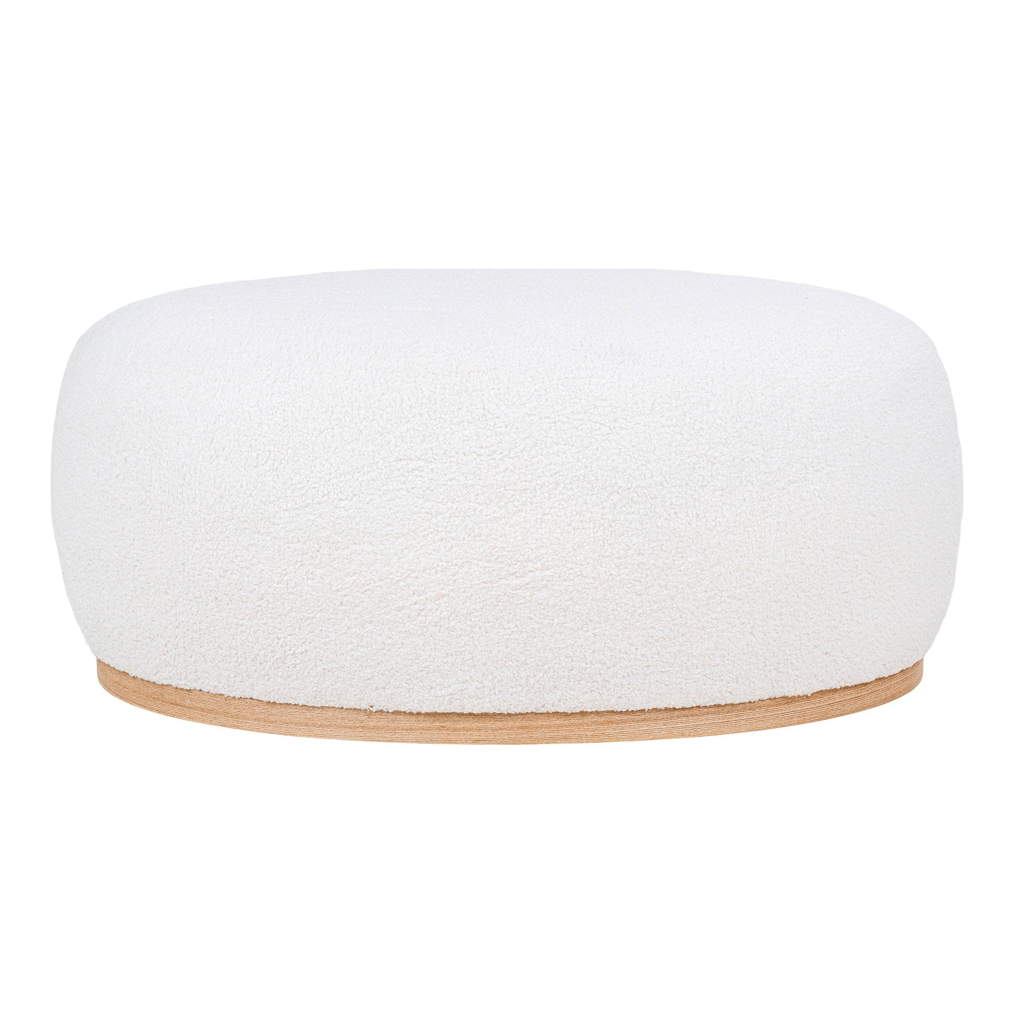 Manhattan Poef - Teddy, wit 54,5x88,5x36 cm, HN1235