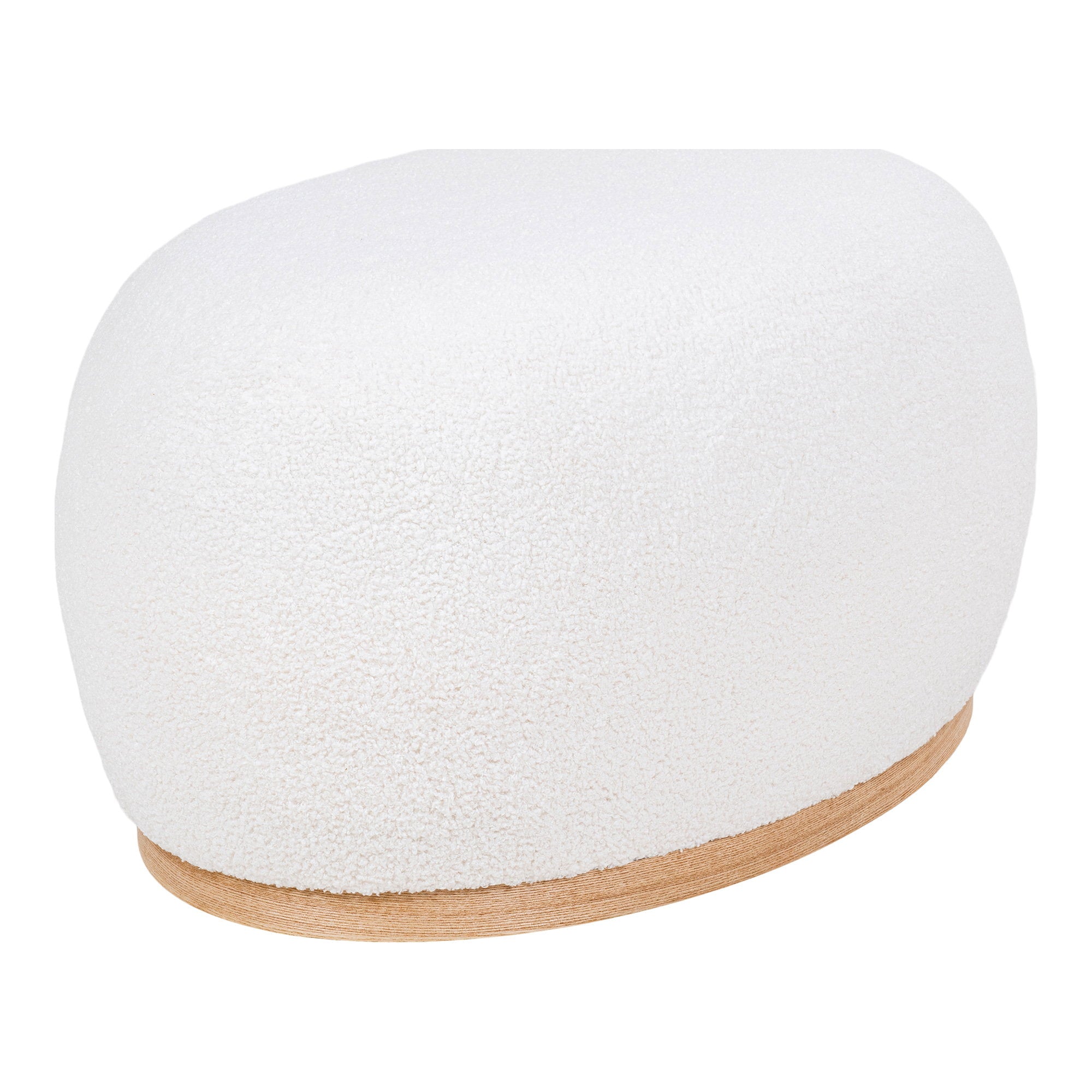 Manhattan Poef - Teddy, wit 54,5x88,5x36 cm, HN1235