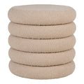 Brooklyn Pouf - With storage, boucle, beige Ø44x44 cm, HN1242