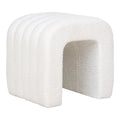 Colma Pouf - Teddy, white 42x41x36 cm, HN1234
