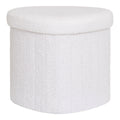 Medford Poef - Teddy, wit 42,5x36,5 cm, HN1310