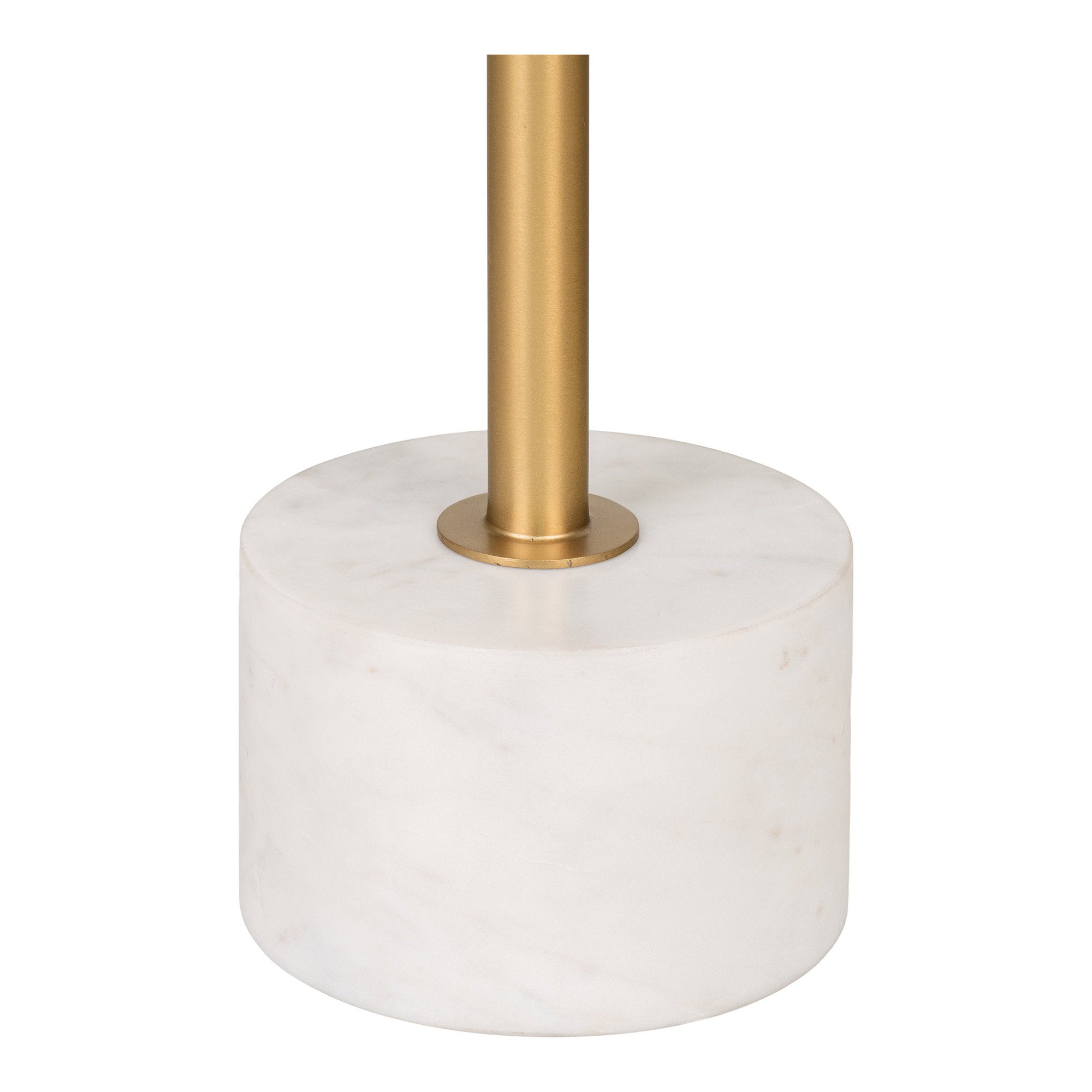 Lecco Side Table - Brass and Marble Side Table Ø41x58 cm