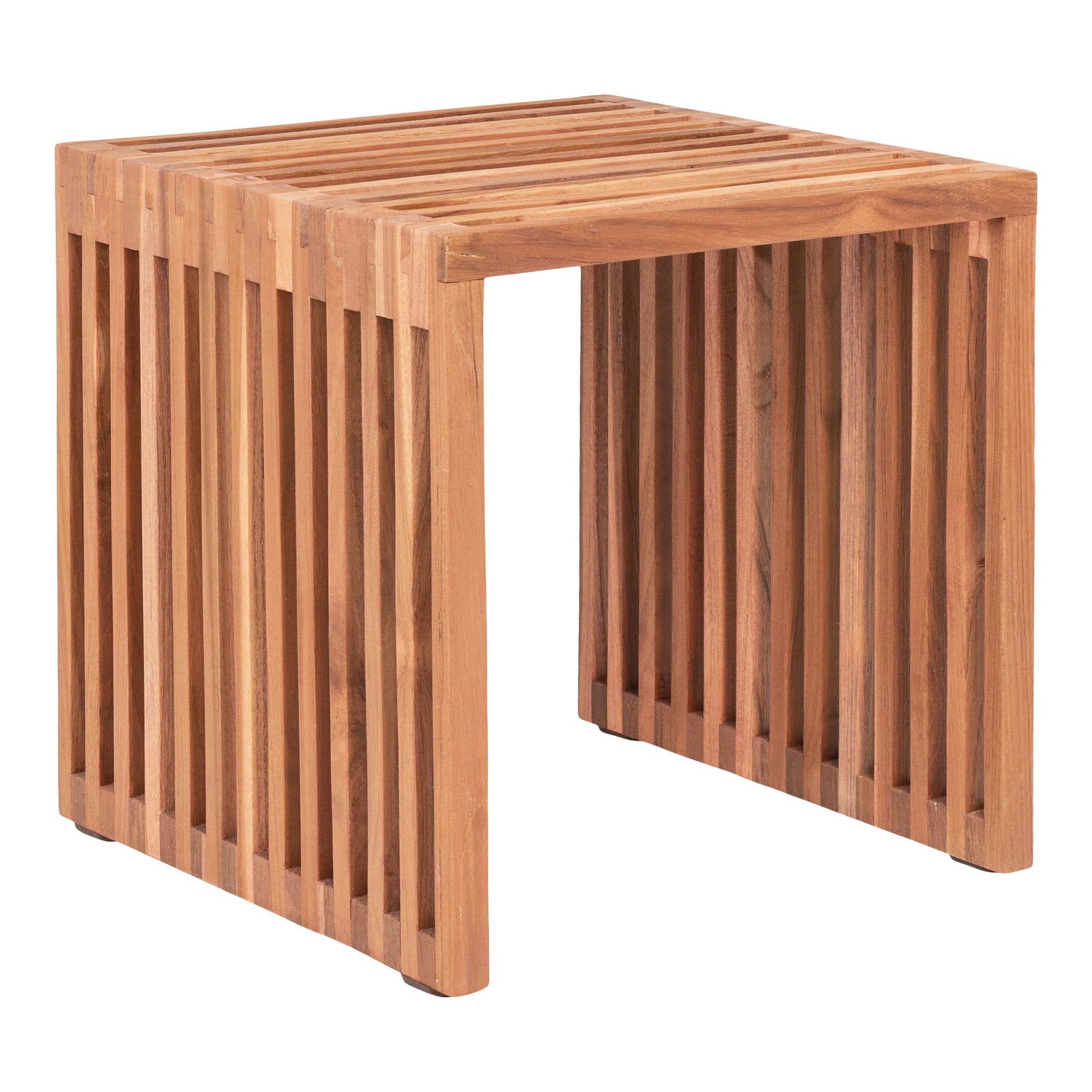 Pego Side Table - Side table, teak, natural 40x40x40 cm