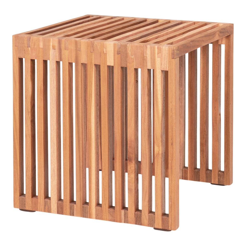 Pego Side Table - Side table, teak, natural 40x40x40 cm