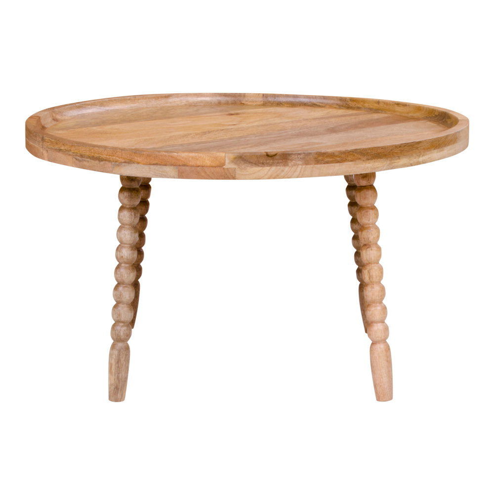 Jammu Salontafel - Mangohout, naturel Ø60x35 cm