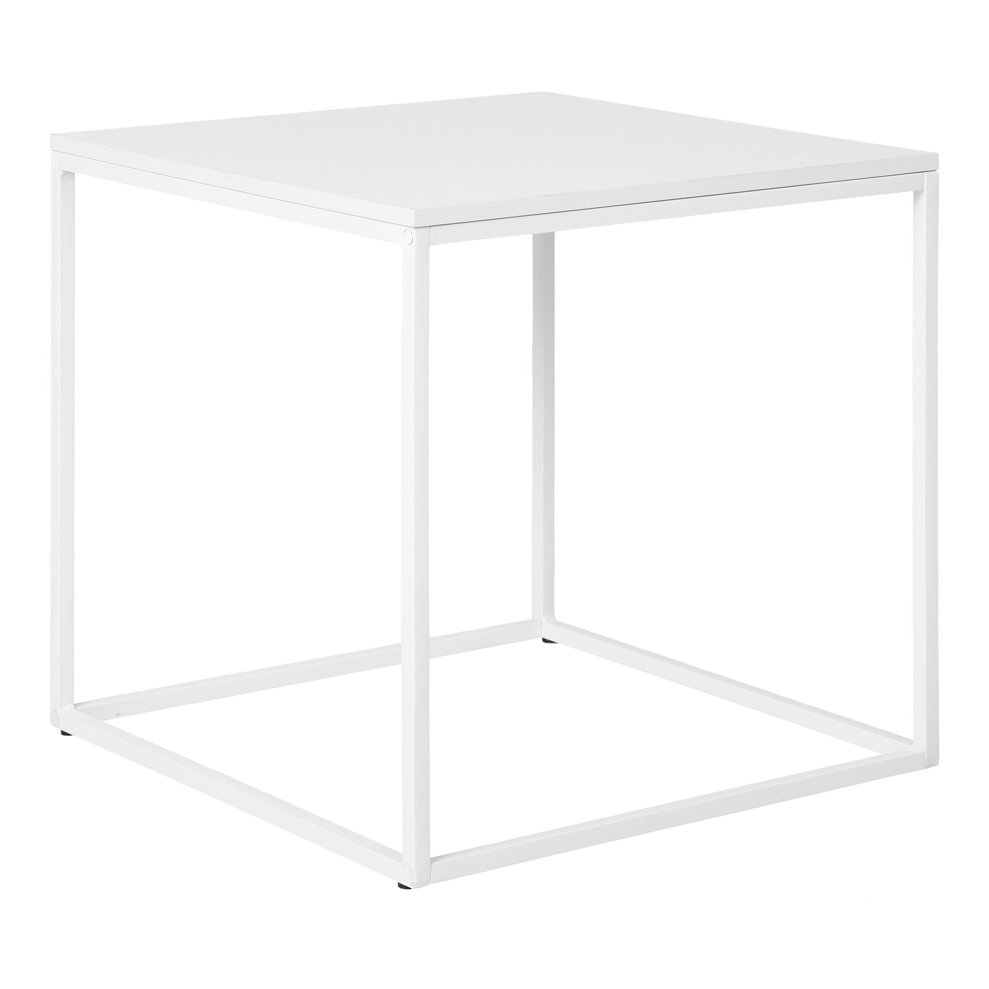 Ita Side Table - Side table, white, white frame 45x45x45 cm