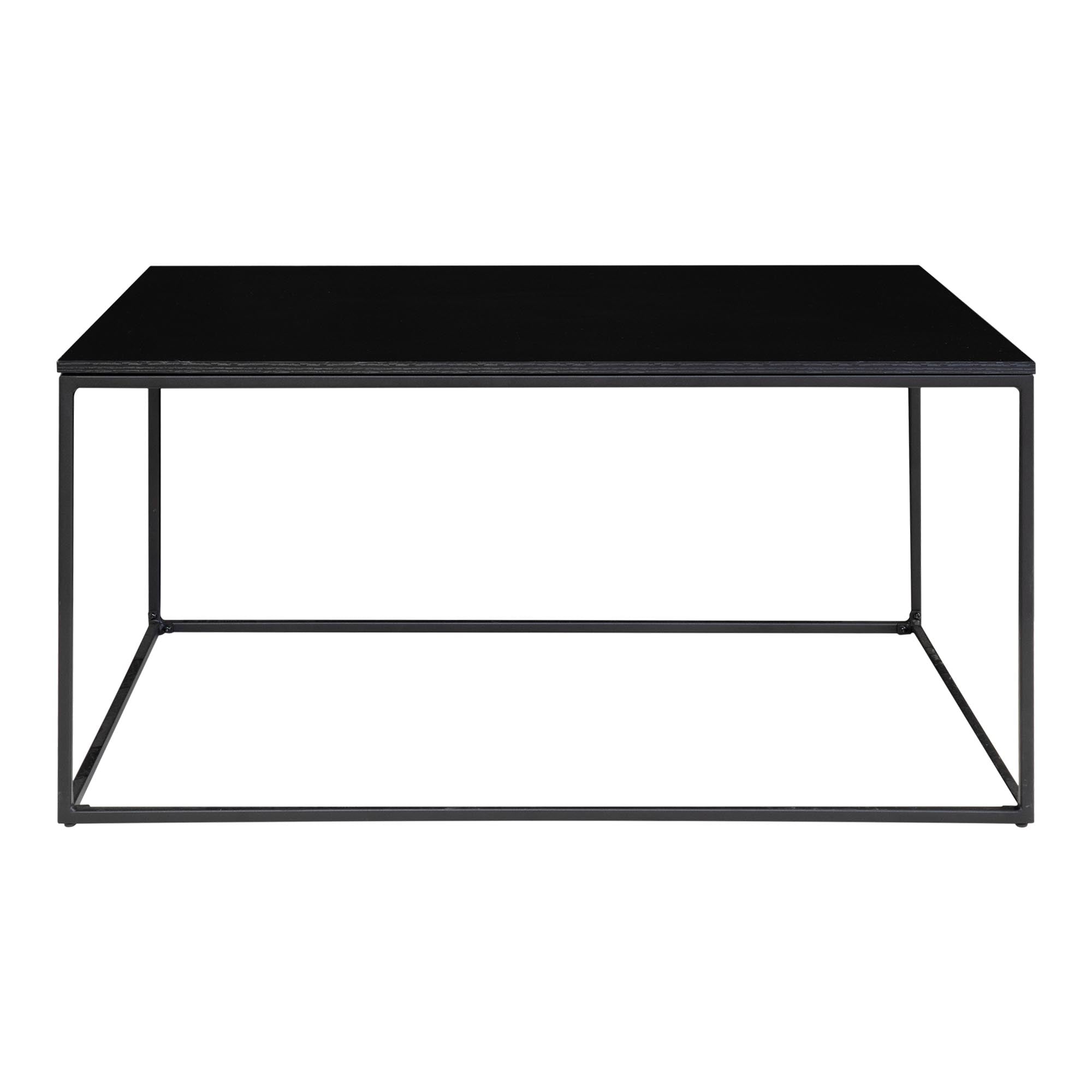Vita Salontafel - Zwart, zwart frame 60x90x45 cm