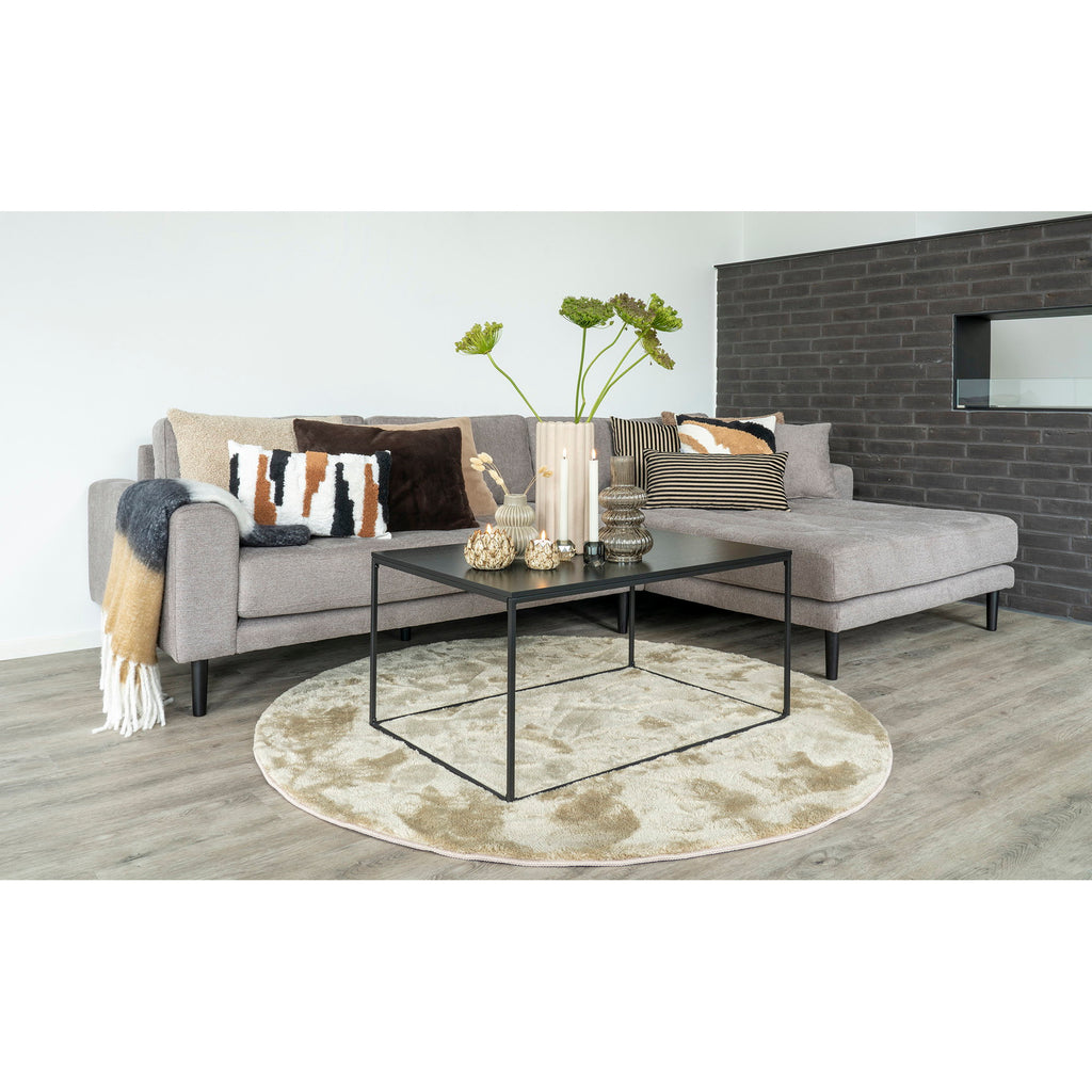 Vita Salontafel - Zwart, zwart frame 60x90x45 cm