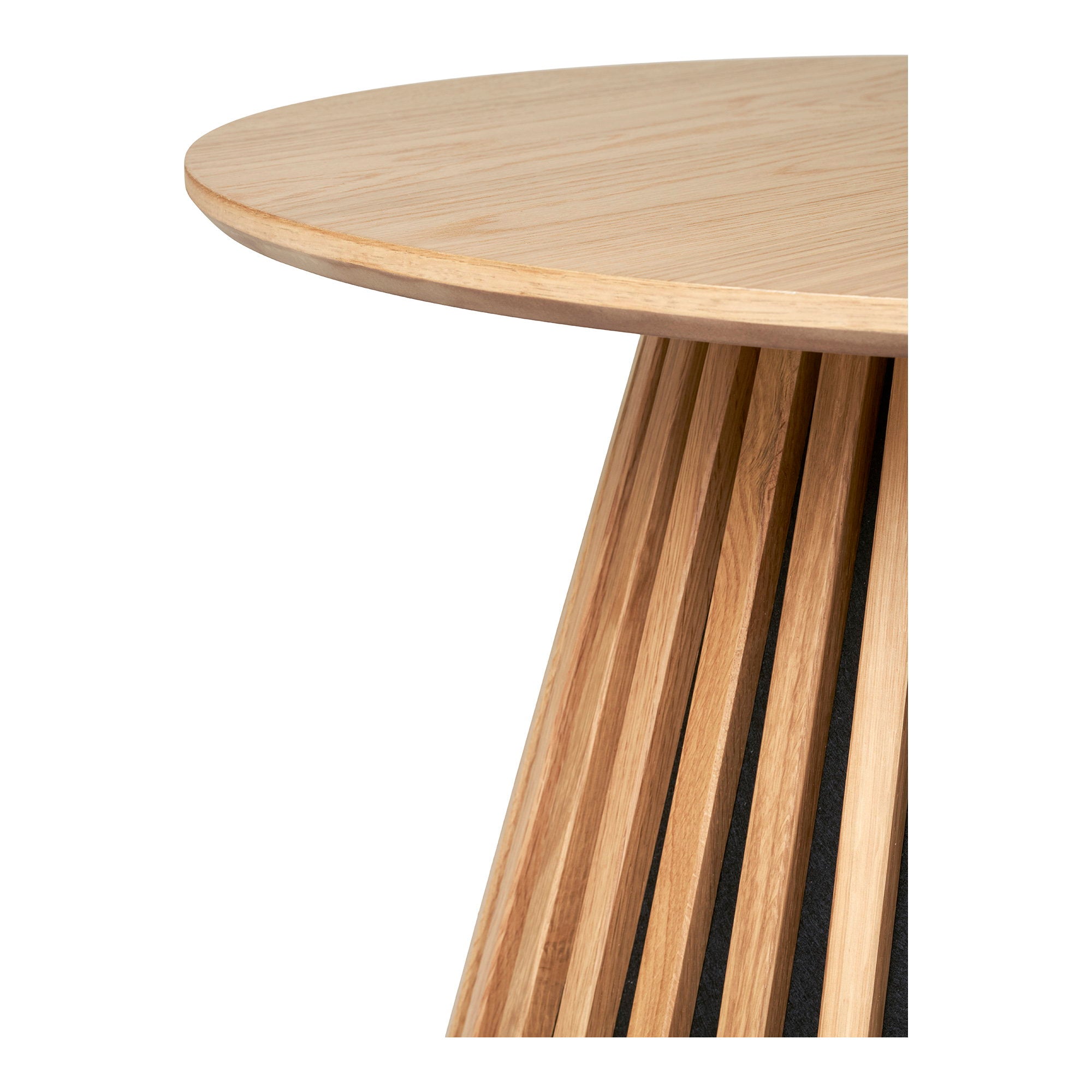 Osaka Salontafel - Eikenfineer, naturel Ø70x45 cm