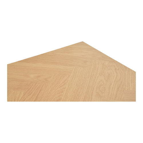 Amora Salontafel - Eikenfineer met visgraatpatroon 60x120x42 cm