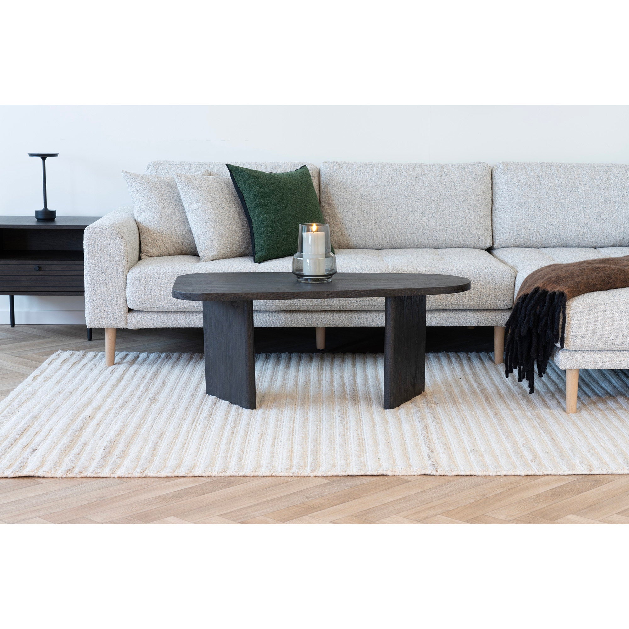 Melo Salontafel - Donkerbruin 50x100x41 cm