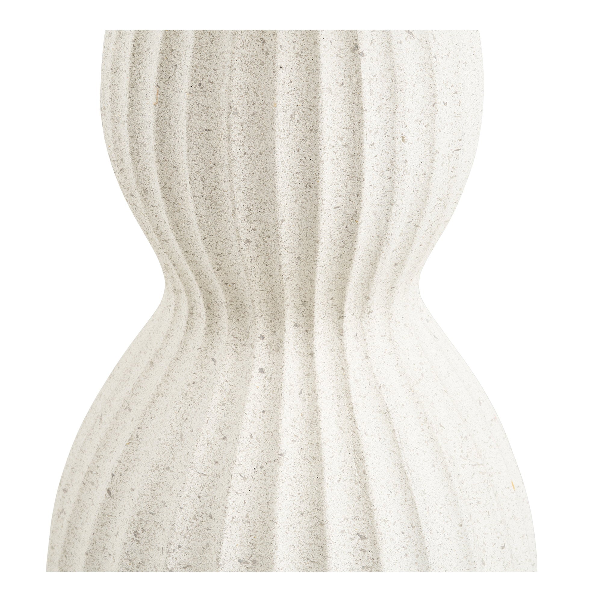 Newtown Side Table - Side table, fiberclay, white Ø40x55 cm