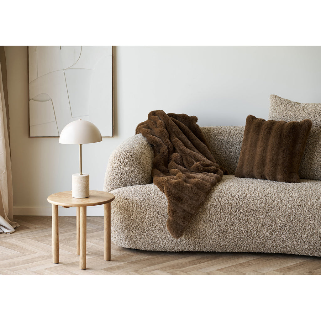 Jena Side Table - Side table, oak, natural Ø40x40 cm