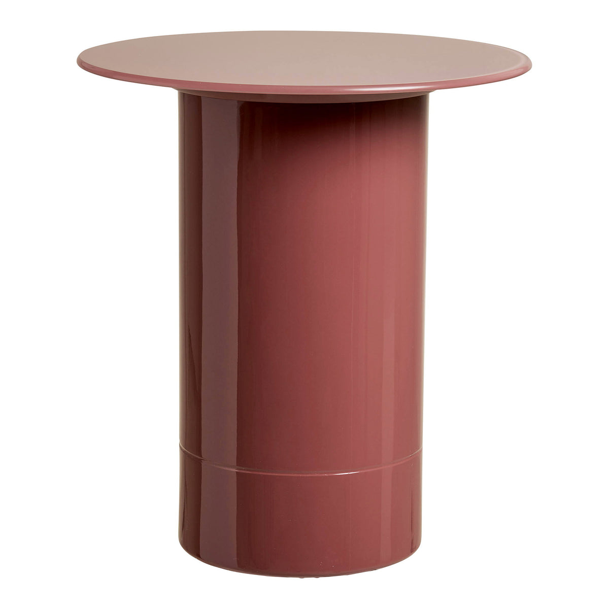 Florens Side Table - Side table, terracotta, ø45x51 cm
