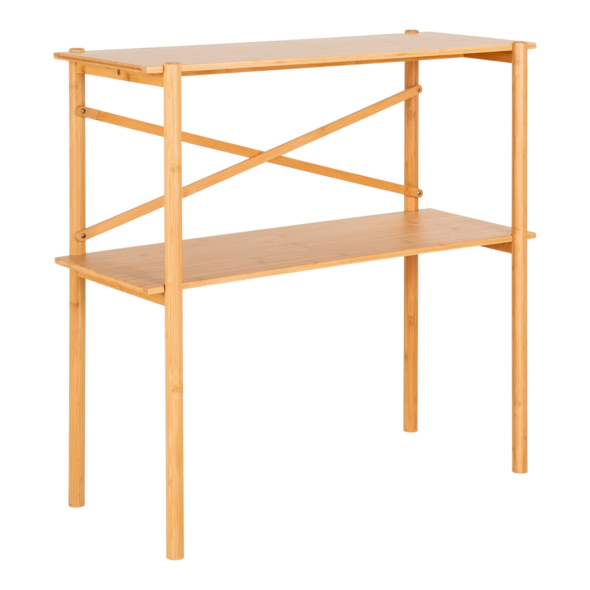 Manaus Wandtafel - Wandtafel, bamboe, naturel 83x32x80,5 cm