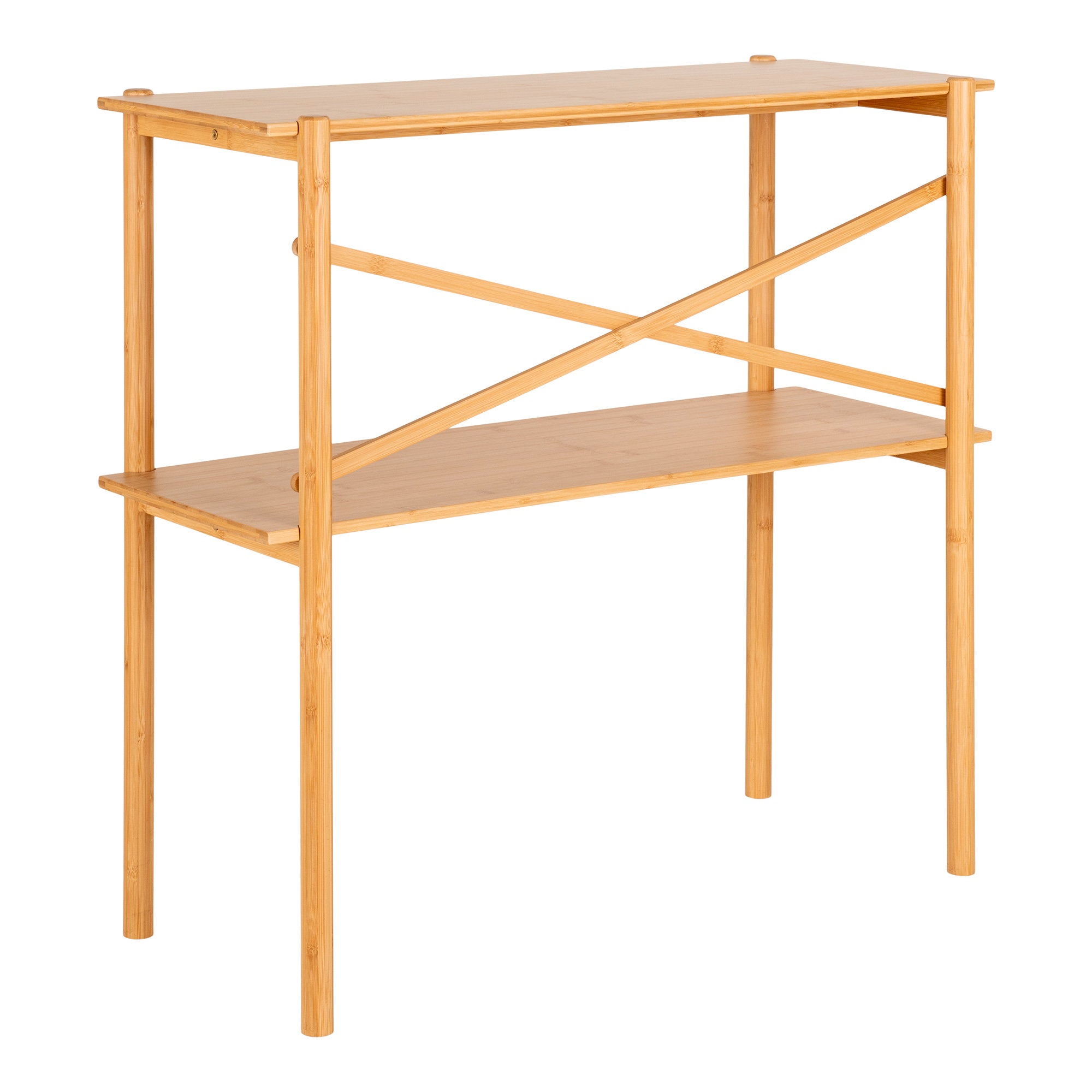 Manaus Wandtafel - Wandtafel, bamboe, naturel 83x32x80,5 cm