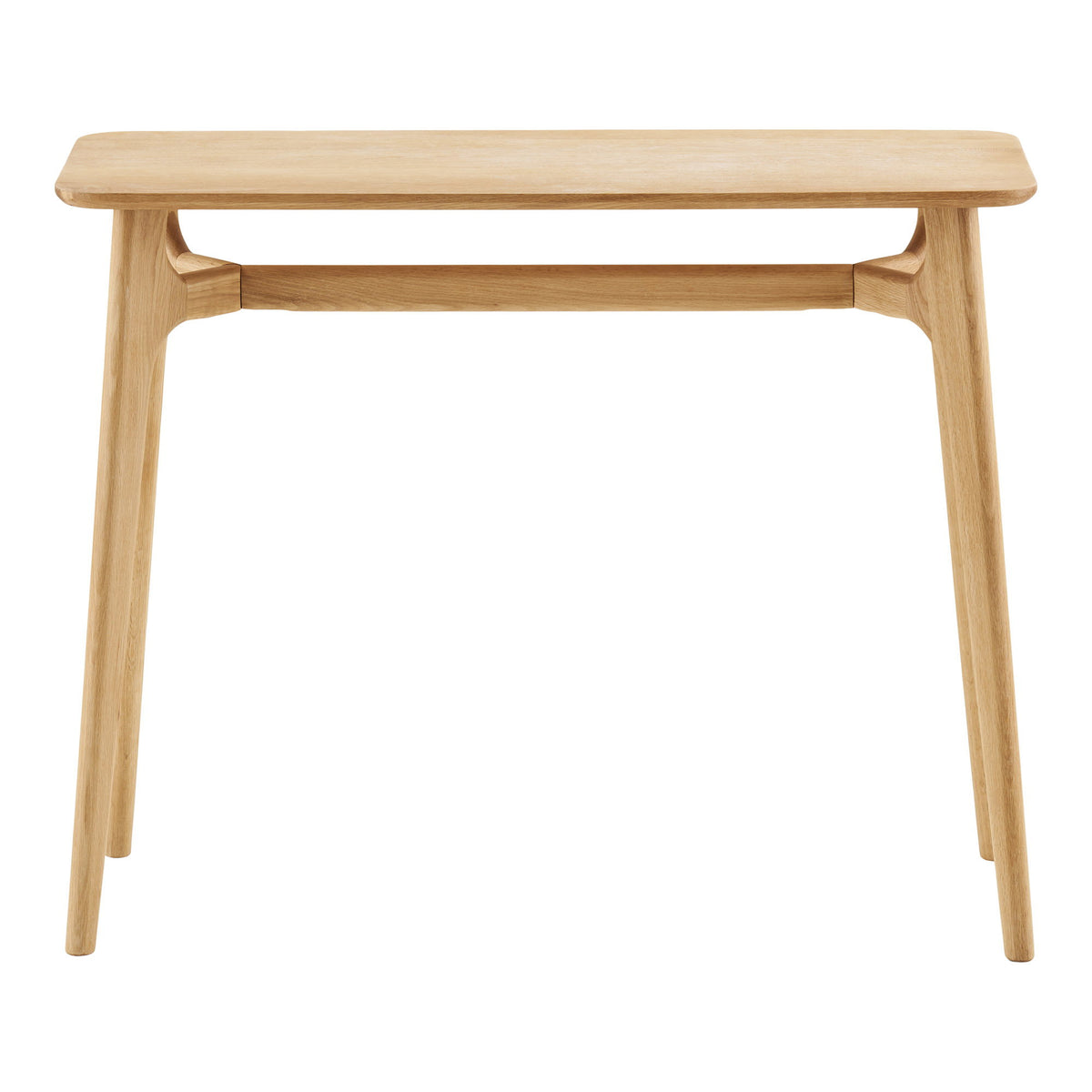 Rennes Console Table - Console table, oak wood, natural, 35x100x81 cm