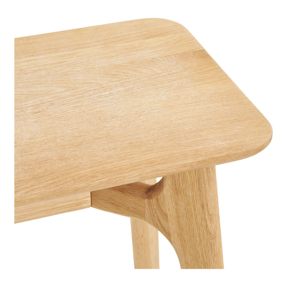 Rennes Console Table - Console table, oak wood, natural, 35x100x81 cm