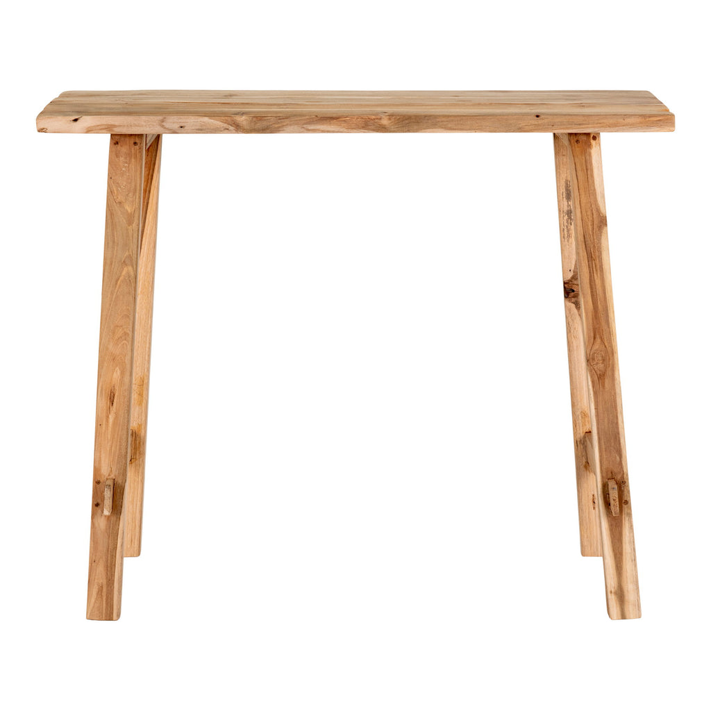 Girona Wandtafel - Wandtafel, teak, naturel 90x30x80 cm