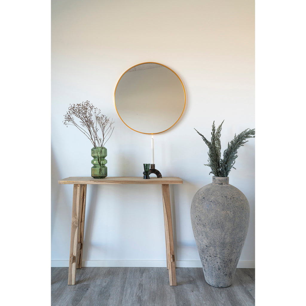 Girona Wandtafel - Wandtafel, teak, naturel 90x30x80 cm