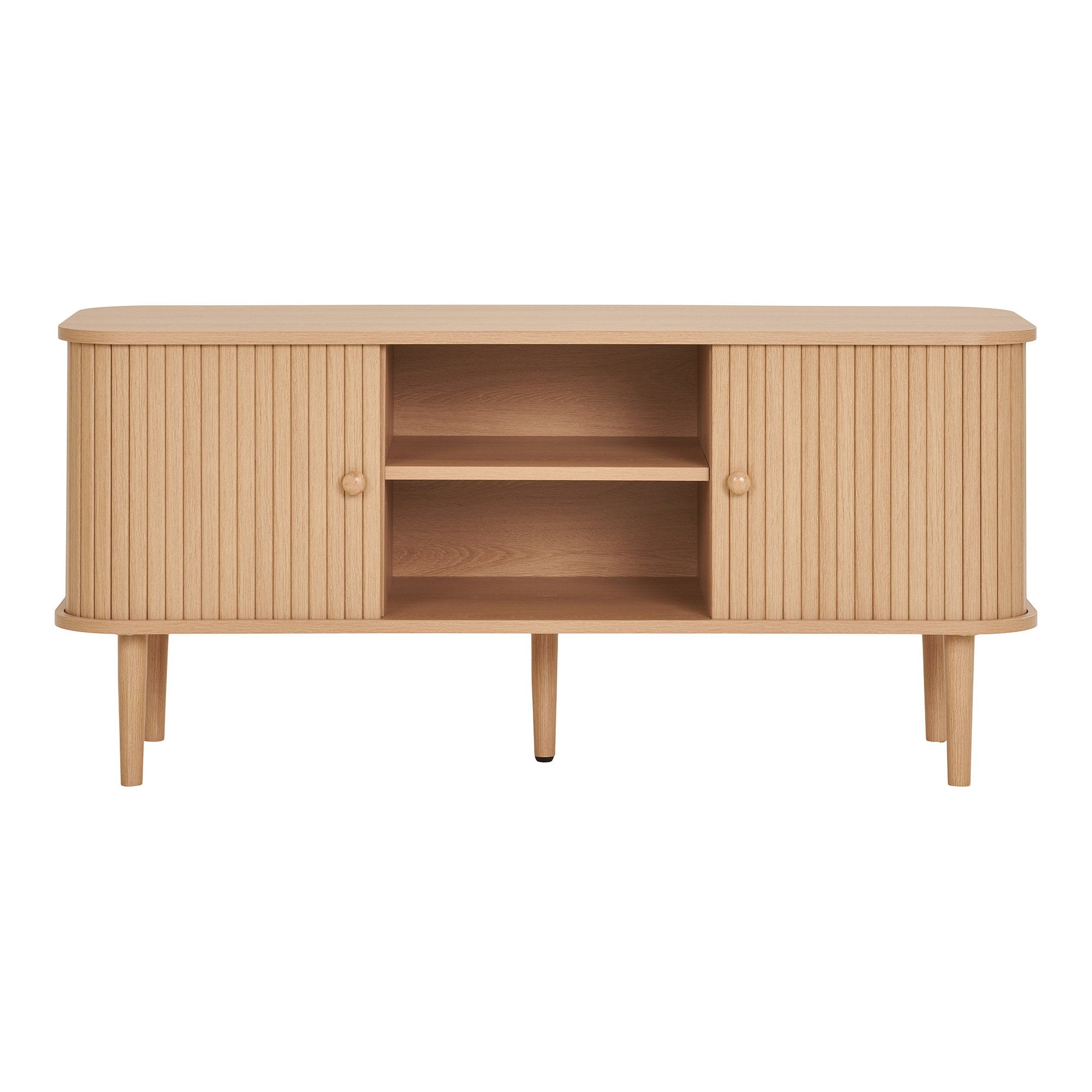 Nikko TV-meubel - Met 2 deuren, naturel 113x40x52 cm