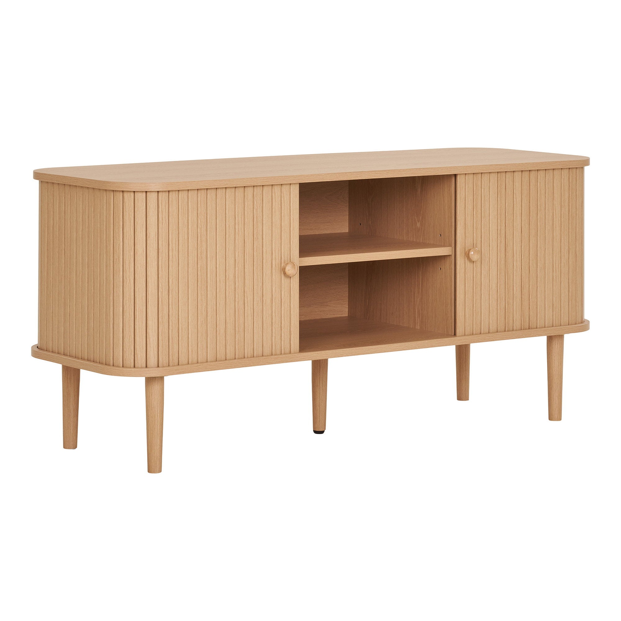 Nikko TV-meubel - Met 2 deuren, naturel 113x40x52 cm