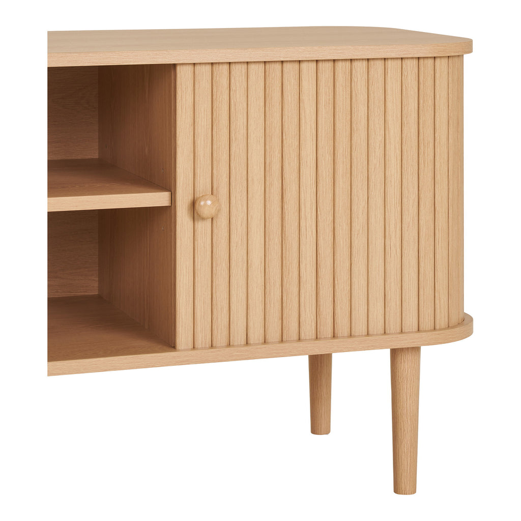 Nikko TV-meubel - Met 2 deuren, naturel 113x40x52 cm