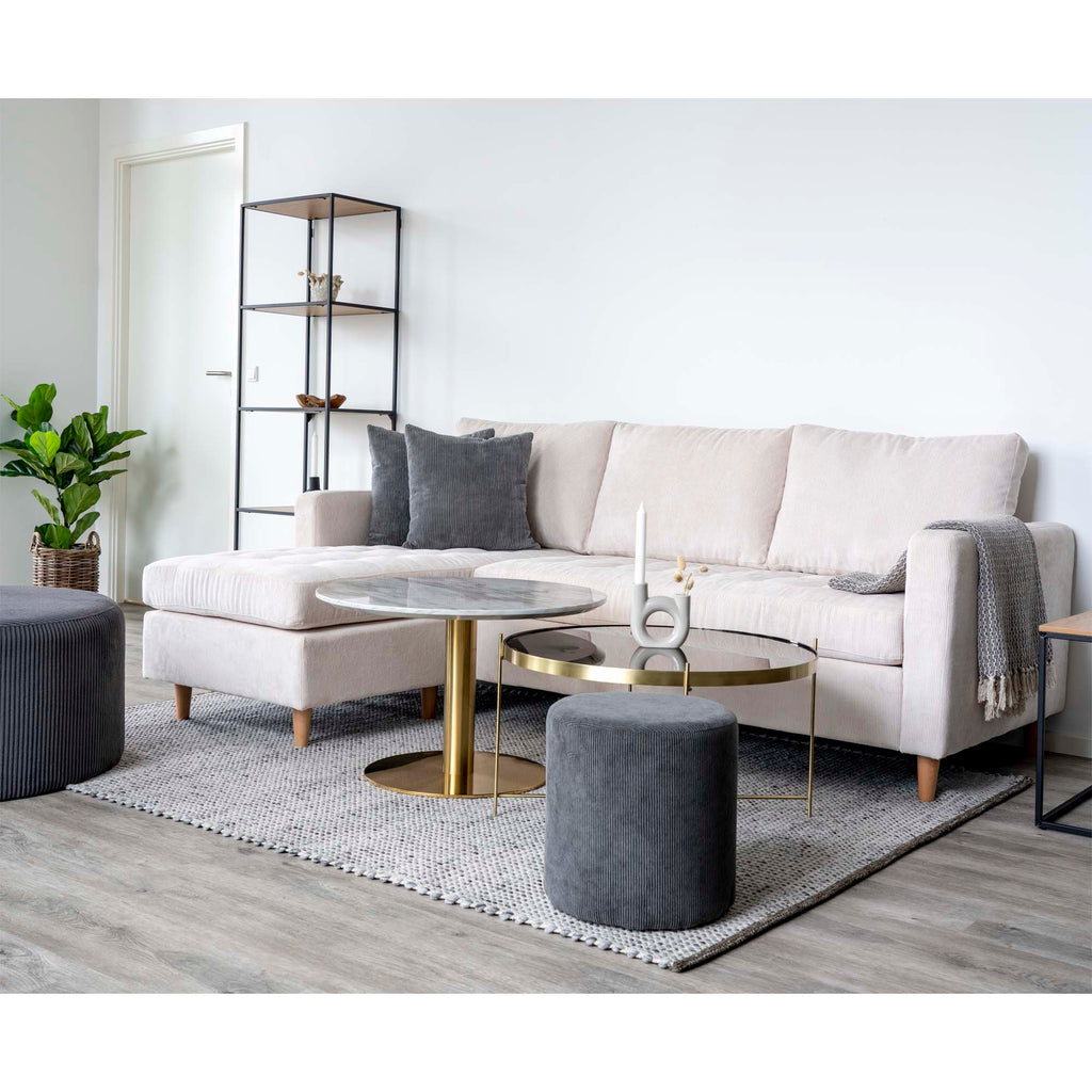 Vita Stellingkast - Met 5 planken, eikenlook, zwart frame 51x36x170 cm