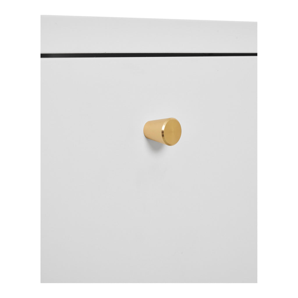 Dalby Ladenkast - 2 lades, staal, wit 40x40x59,5 cm