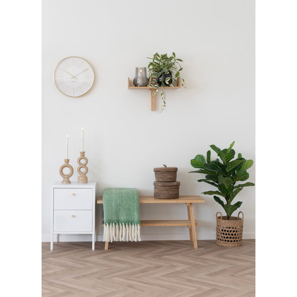 Dalby Ladenkast - 2 lades, staal, wit 40x40x59,5 cm