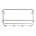 Feira Hat Rack - Steel, grey 45x15x25 cm
