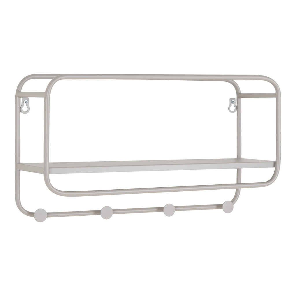 Feira Hat Rack - Steel, grey 45x15x25 cm