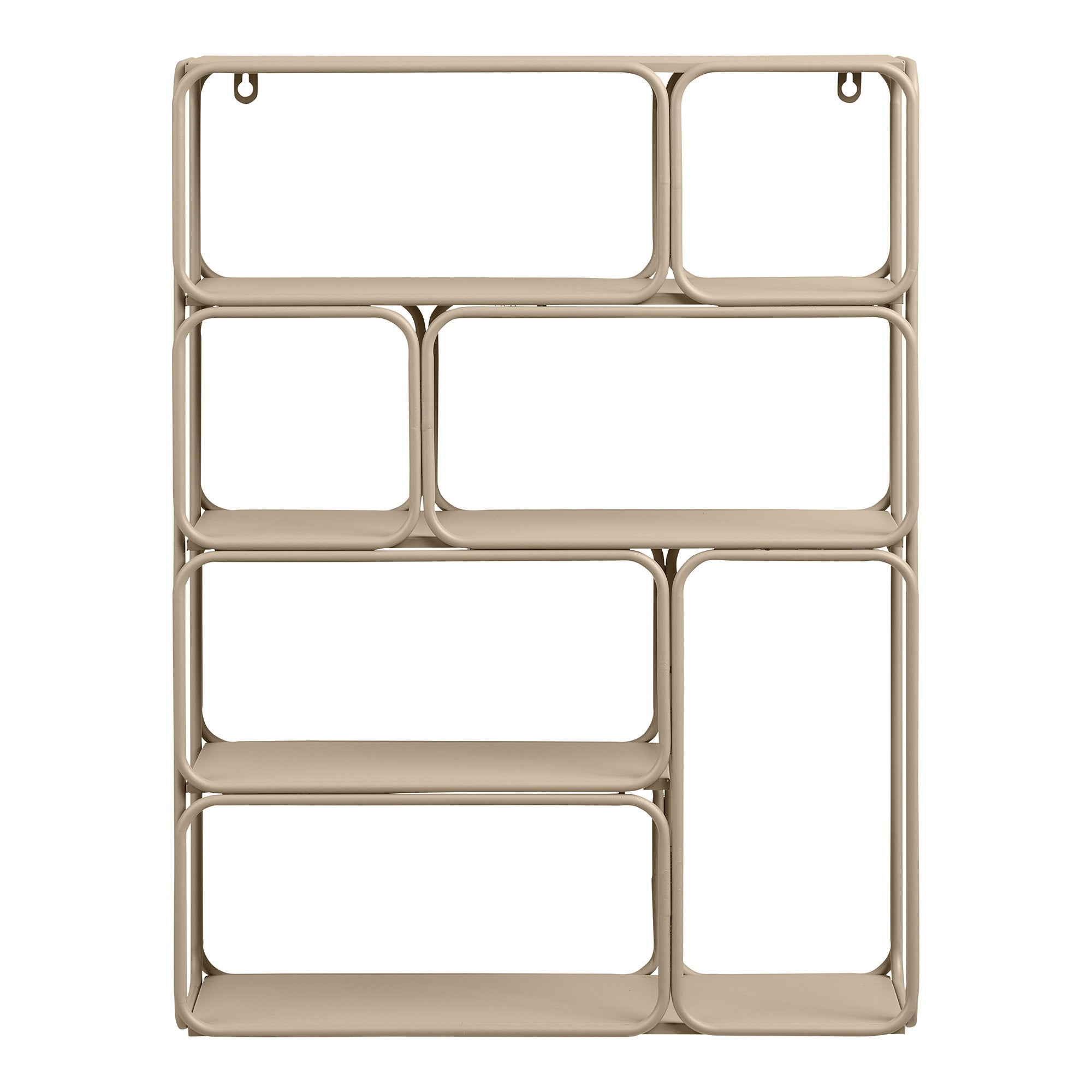 Lanciano Wandplank - Metaal, beige 48x18x64 cm