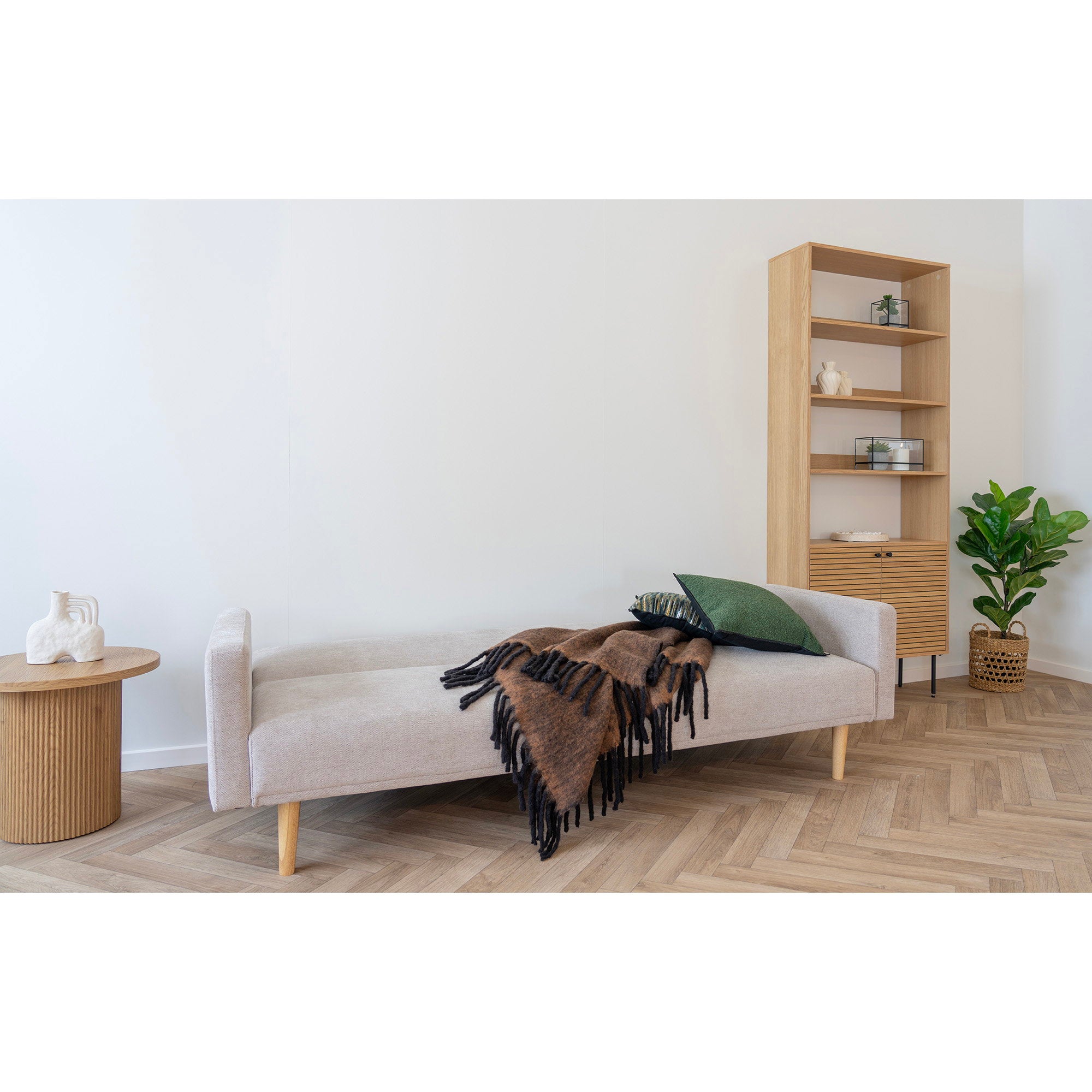 Carmel Plaid - Plaid, wolmix, bruin 130x170 cm