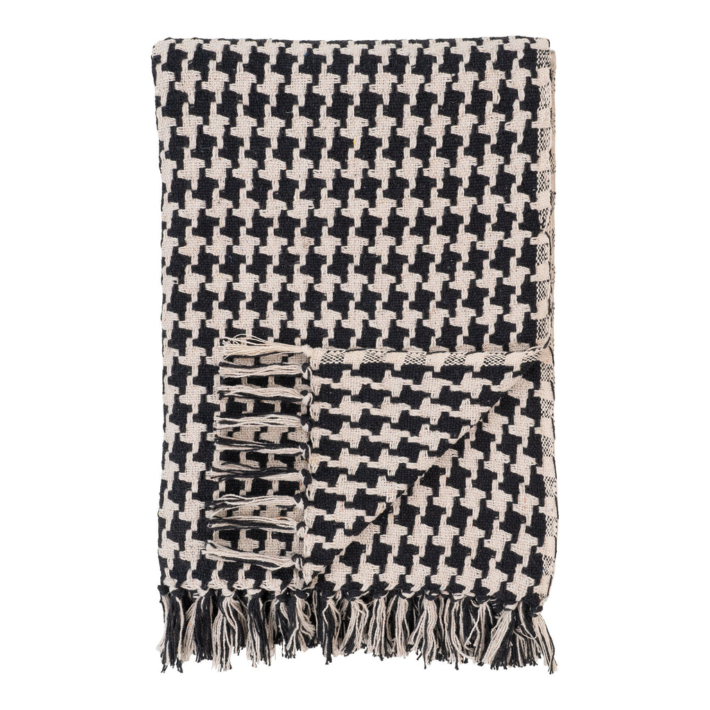 Side Plaid - Plaid, zwart/beige 130x180 cm